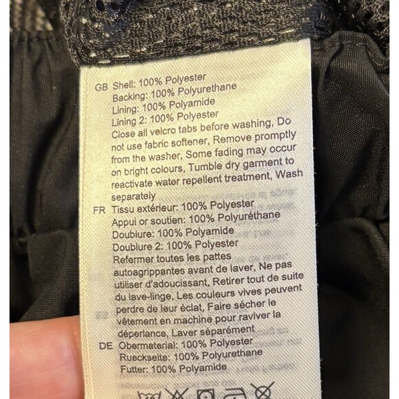 HELLY HANSEN Women Seven J Black Rain Pants Medium Wind Waterproof Lined Outdoor - Picture 11 of 13